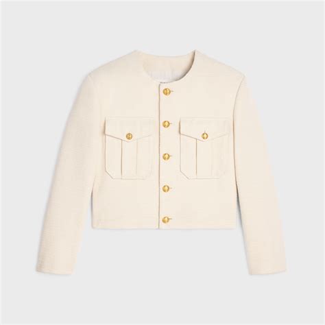 celine cropped jacket.